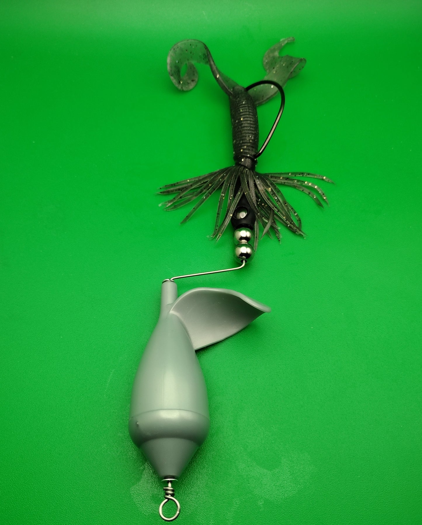 TX10-Offset Topwater Lure Shad - Weedless