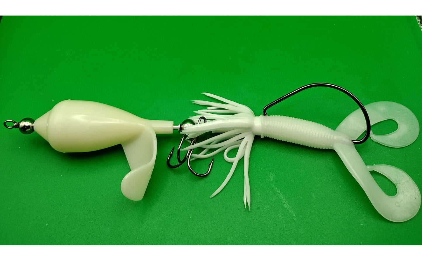 TX10 - Inline Top Water Lure - Bone - Open Water