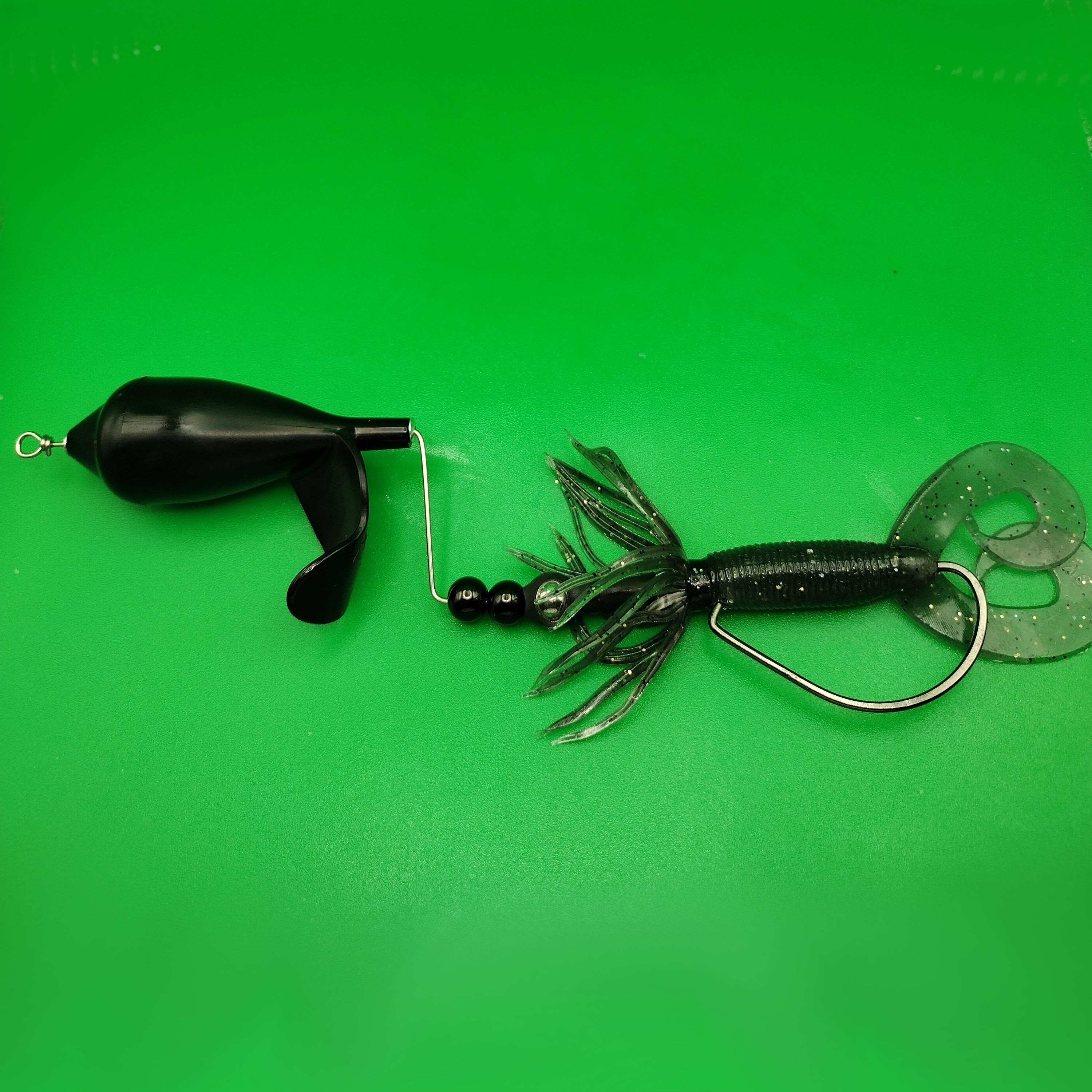 best bass lures in north texas rn TX10-Offset Topwater Lure Black
