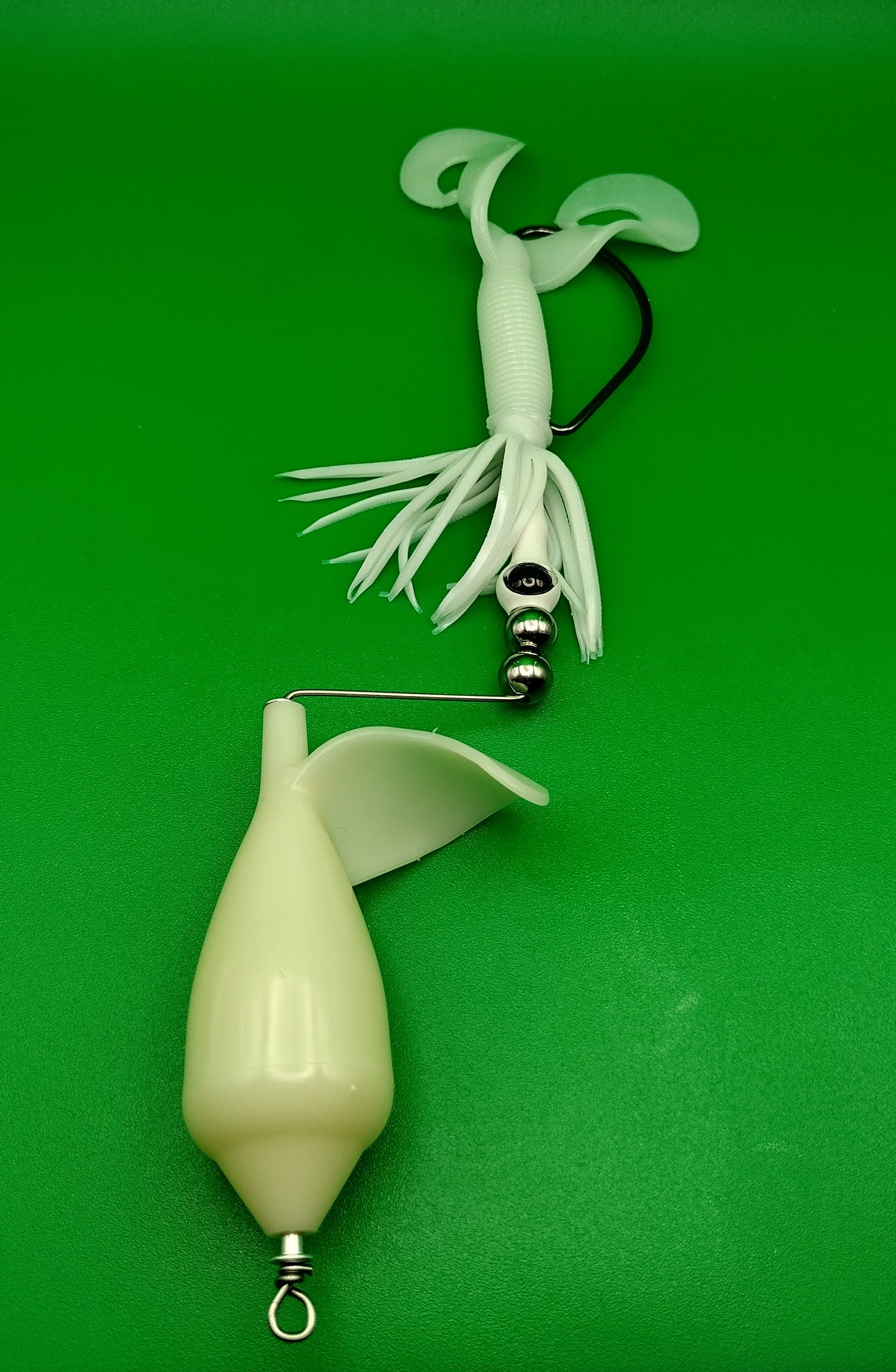 TX10-Offset Topwater Lure Bone - Weedless