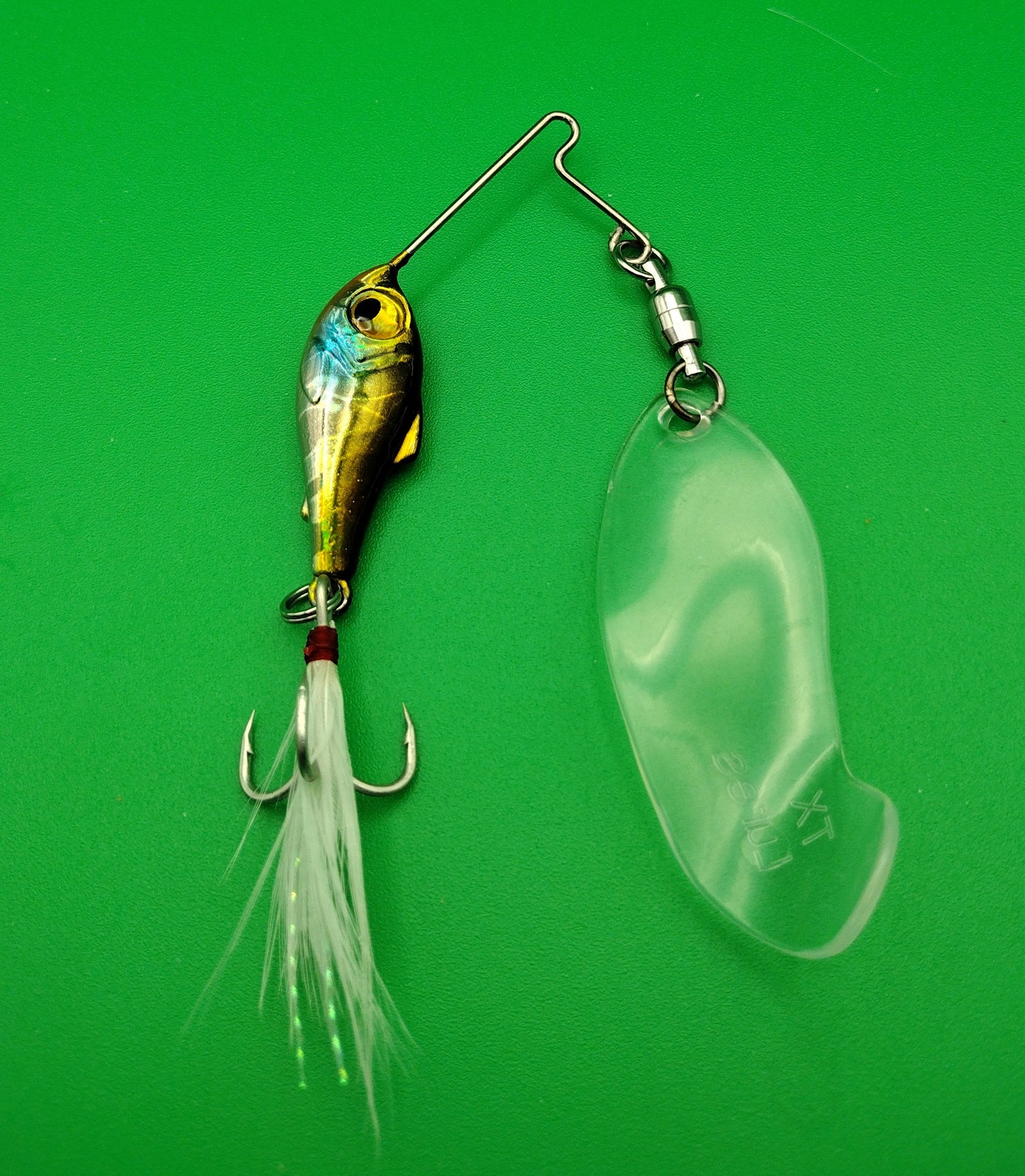 The Deep Drop Hunter: Fast Sinking Clear Blade Spinnerbait