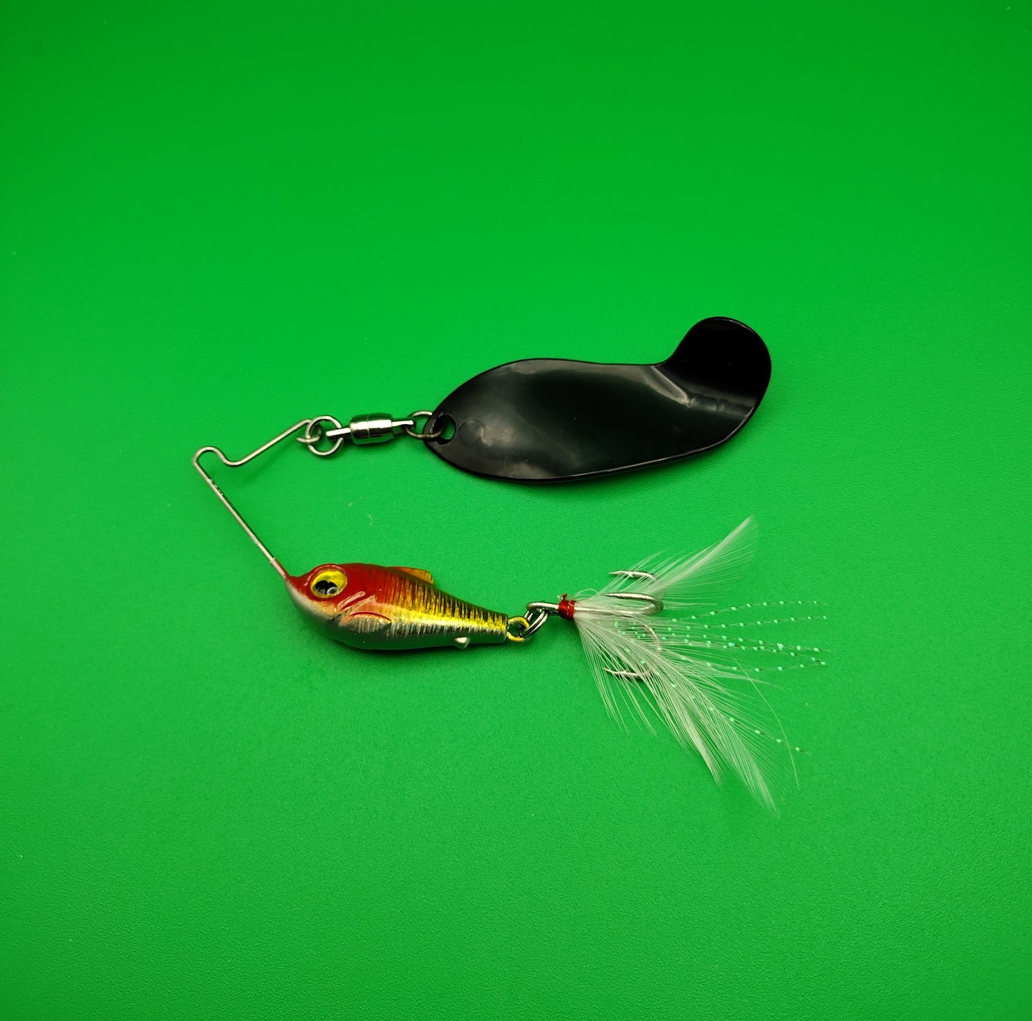 The Deep Drop Hunter: Fast Sinking Black Blade Spinnerbait