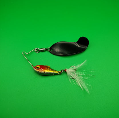 The Deep Drop Hunter: Fast Sinking Black Blade Spinnerbait