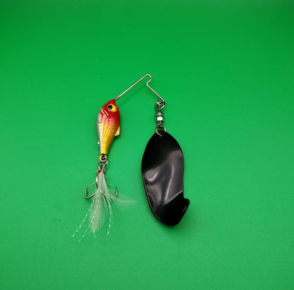 The Deep Drop Hunter: Fast Sinking Black Blade Spinnerbait