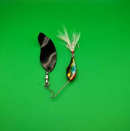 The Deep Drop Hunter: Fast Sinking Black Blade Spinnerbait