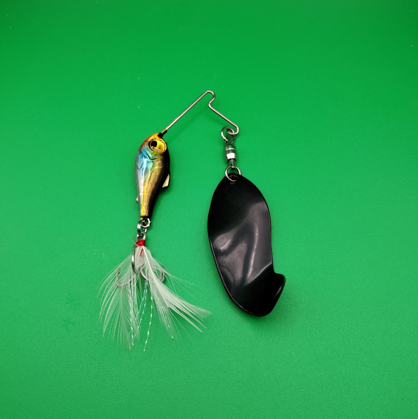 The Deep Drop Hunter: Fast Sinking Black Blade Spinnerbait