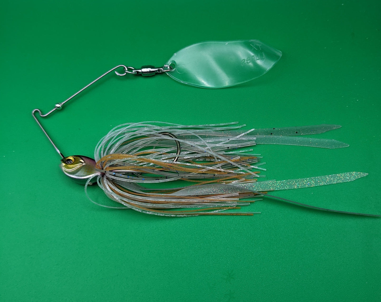 Gold S Clear Blade Spinner Bait