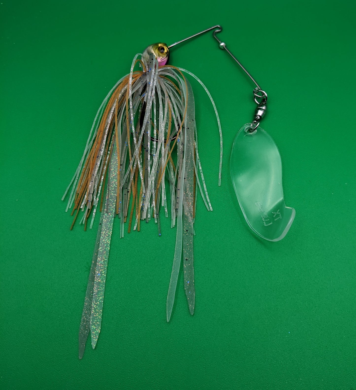 Gold S Clear Blade Spinner Bait