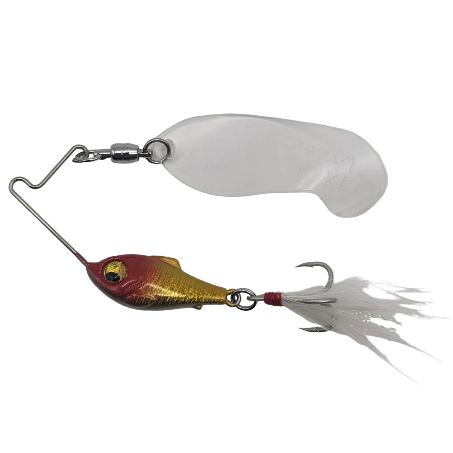 TX Lures Deep Drop Hunter Gold With Clear Blade