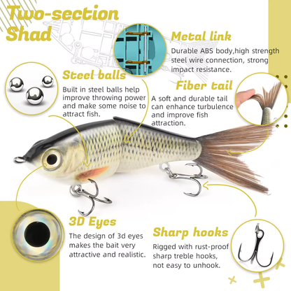 Natural Shad Glide Bait