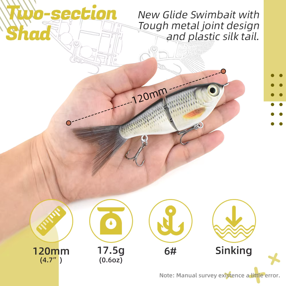 Natural Shad Glide Bait