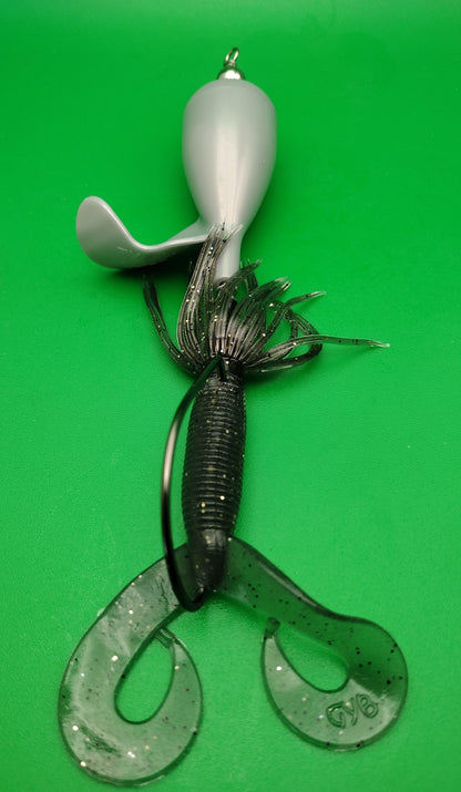 TX10-Inline Top Water Lure - Shad - Weedless