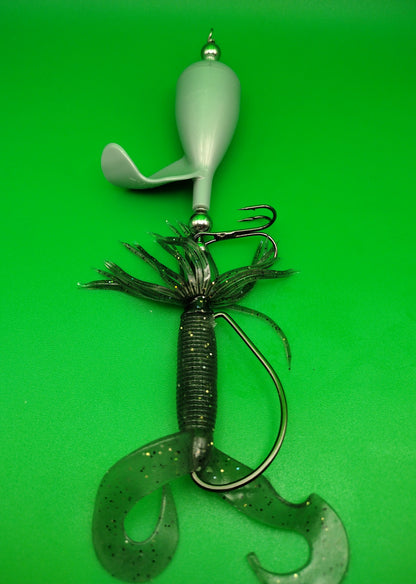 TX10-Inline Top Water Lure - Shad - Open Water