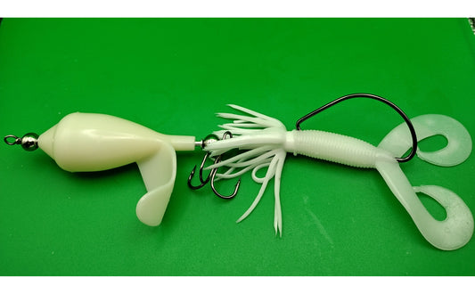 TX10 - Inline Top Water Lure - Bone - Open Water