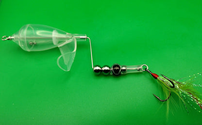 TX10-Offset Topwater Lure Clear - Openwater