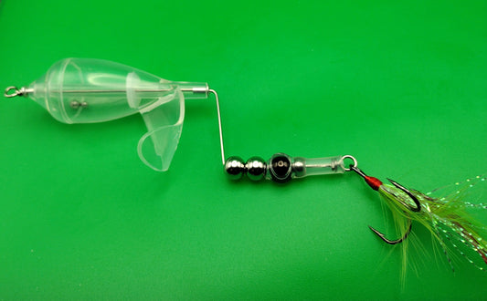 TX10-Offset Topwater Lure Clear - Openwater