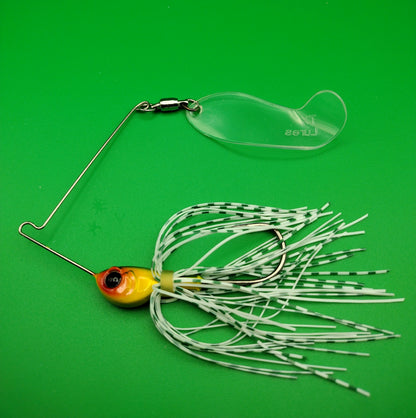 Gold R Clear Blade Spinner Bait