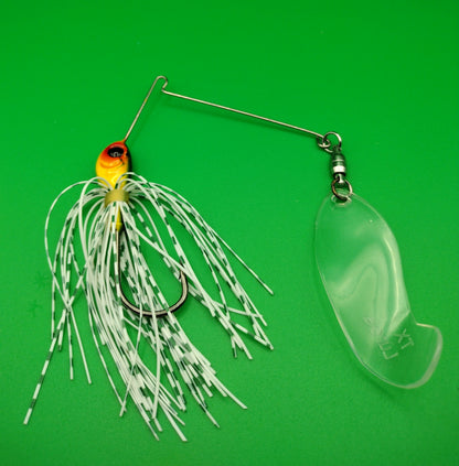 Gold R Clear Blade Spinner Bait