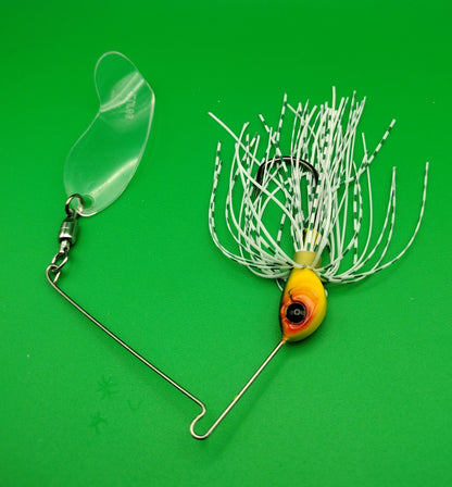 Gold R Clear Blade Spinner Bait