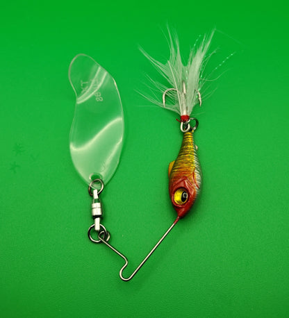 The Deep Drop Hunter: Fast Sinking Clear Blade Spinnerbait