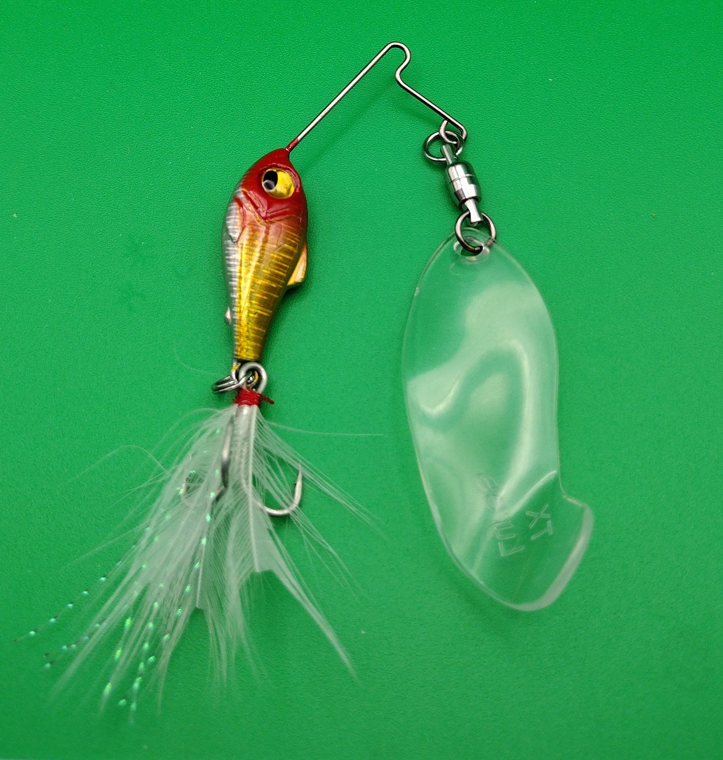 The Deep Drop Hunter: Fast Sinking Clear Blade Spinnerbait
