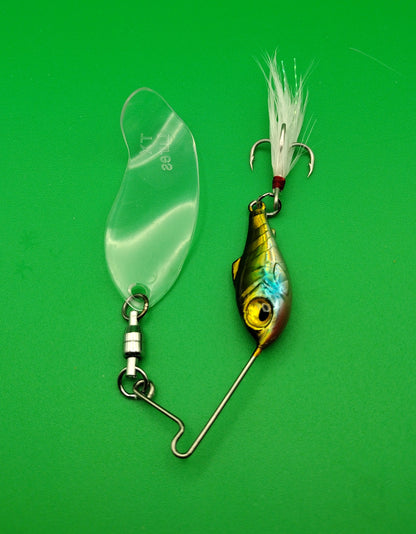 The Deep Drop Hunter: Fast Sinking Clear Blade Spinnerbait