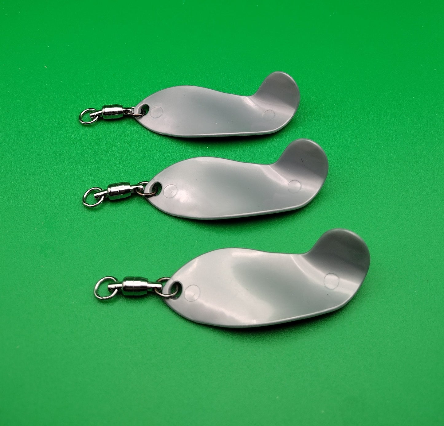 Shad ABS Spinner Bait Blade With Stainless Steel Swivel Qty 3 Per Package