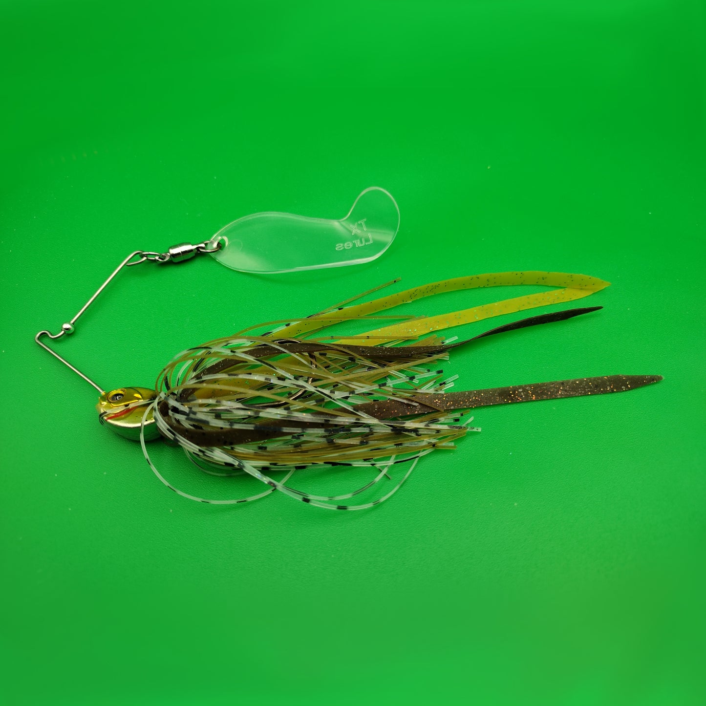 Gold S Clear Blade Spinner Bait