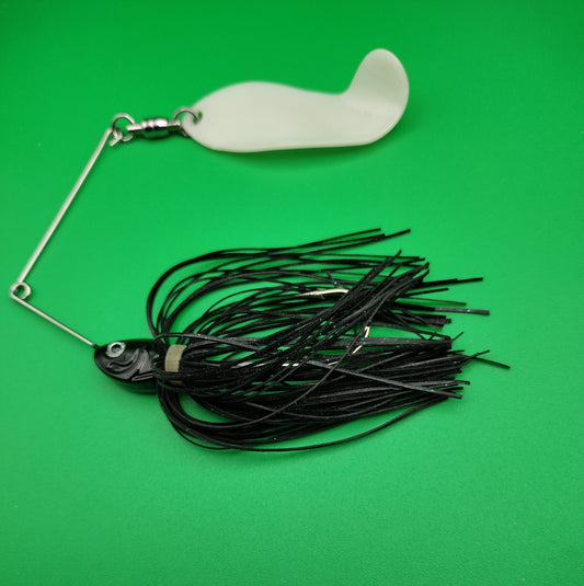 Black R Bone Blade Spinner Bait