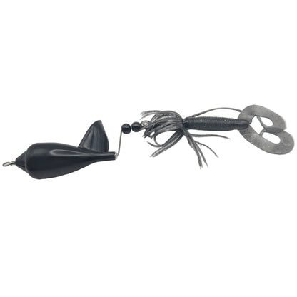 TX Lures Offset Weedless Black