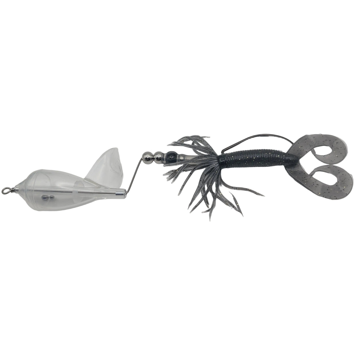 TX Lures Offset Weedless Clear