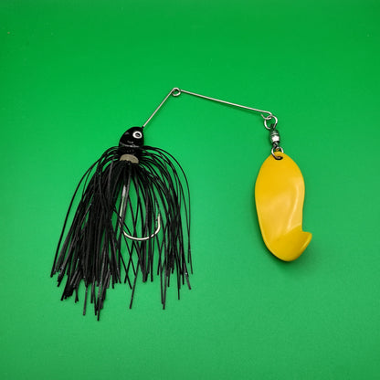Black R Golden Blade Spinner Bait