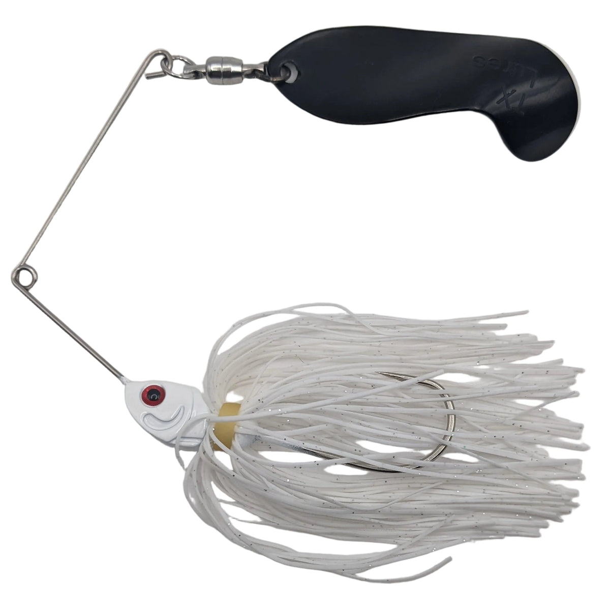 TX Lures Spinner Bait Bone R Black Blade