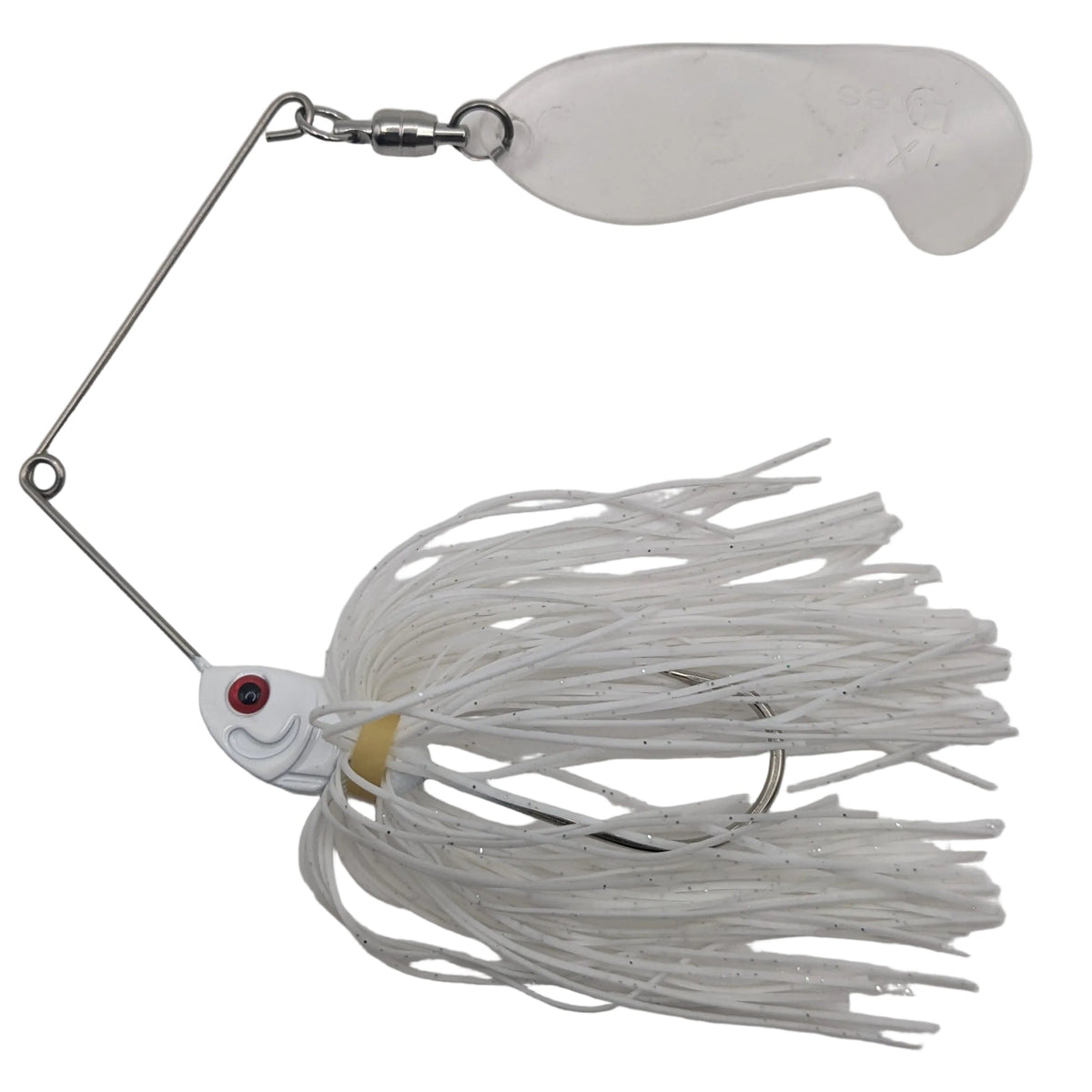 TX Lures Spinner Bait Bone R Clear Blade