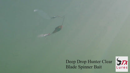 The Deep Drop Hunter: Fast Sinking Clear Blade Spinnerbait