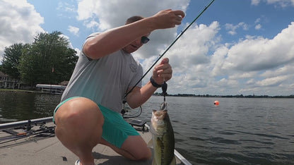 TX10-Offset Topwater Lure Bone - Treble Hook