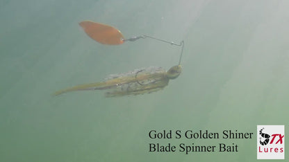 Gold S Golden Shiner Blade Spinner Bait